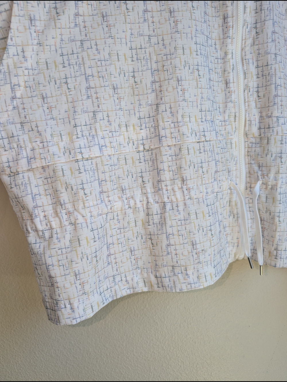 CALIA by Carrie Underwood White Multicolor Linear-Print Jacket Size L - Picture 4 of 10